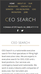 Mobile Screenshot of ceo-search.com