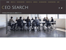 Tablet Screenshot of ceo-search.com